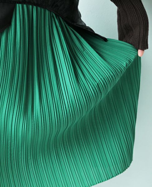 BELPER.LAYERED PLEATS SKIRT [0912-1218]