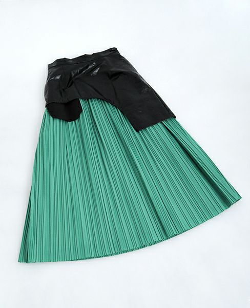 BELPER.LAYERED PLEATS SKIRT [0912-1218]