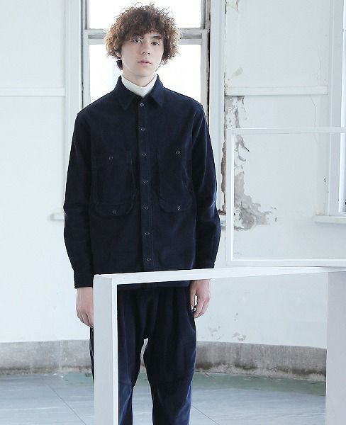 HENRIK VIBSKOV.SHIRT[BLUE CORD]_