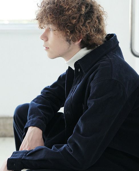 HENRIK VIBSKOV.SHIRT[BLUE CORD]_