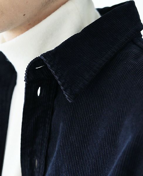 HENRIK VIBSKOV.SHIRT[BLUE CORD]_