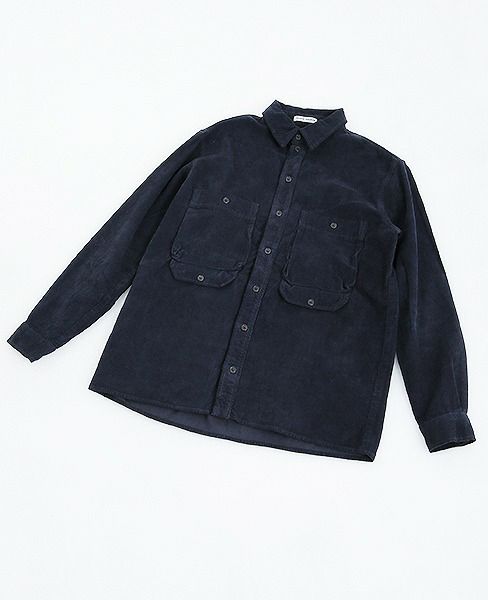 HENRIK VIBSKOV.SHIRT[BLUE CORD]_