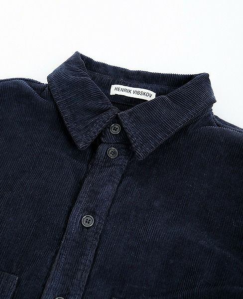 HENRIK VIBSKOV.SHIRT[BLUE CORD]_