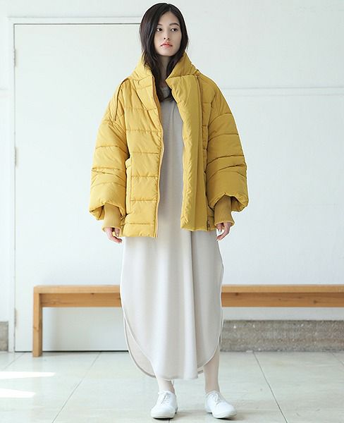 HENRIK VIBSKOV.DOWN JACKET[HONEY CORDT]_