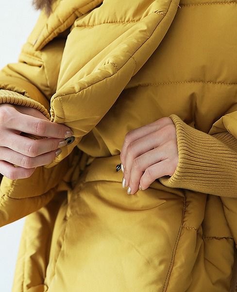 HENRIK VIBSKOV.DOWN JACKET[HONEY CORDT]_