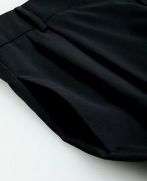 STUDIONICHOLSON.ITALIAN WOOL MENS DOUBLE PLEAT TAPERED PANT[SN-405D/DARK NAVY]