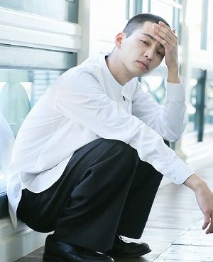 STUDIONICHOLSON.COTTON POPLIN MENS STAND COLLAR SHIRT[SN-413A/WHITE]