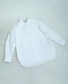 STUDIONICHOLSON.COTTON POPLIN MENS STAND COLLAR SHIRT[SN-413A/WHITE]