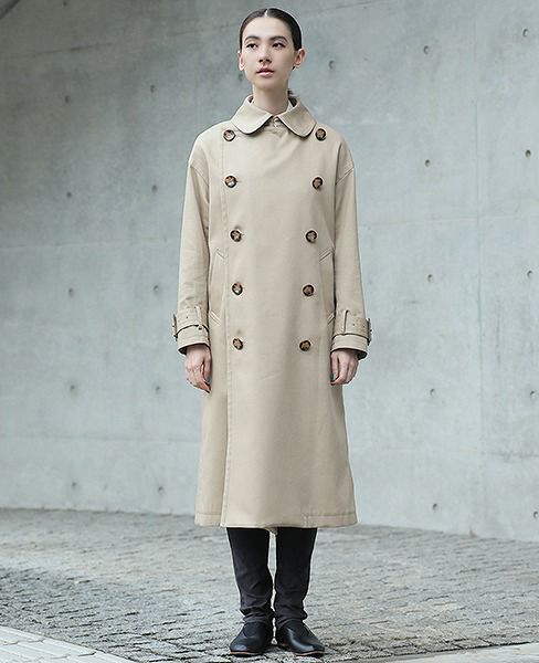 SWANLAKE.ビッグトレンチコート[CO-1101/BEIGE]
