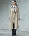SWANLAKE.ビッグトレンチコート[CO-1101/BEIGE]