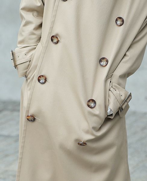 SWANLAKE.ビッグトレンチコート[CO-1101/BEIGE]