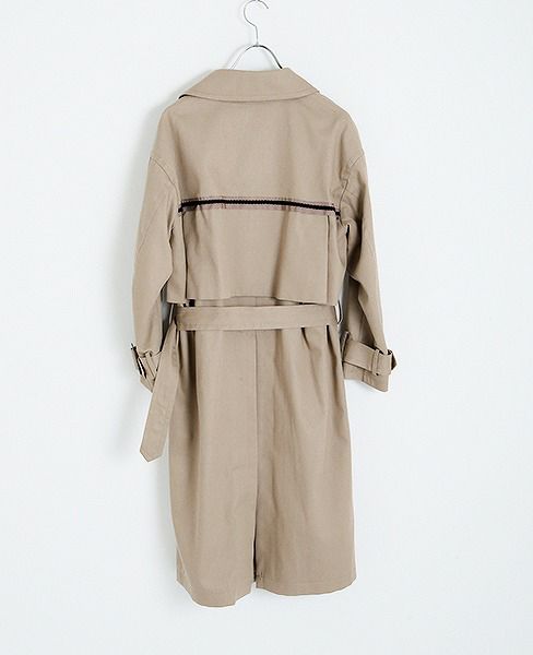 SWANLAKE.ビッグトレンチコート[CO-1101/BEIGE]