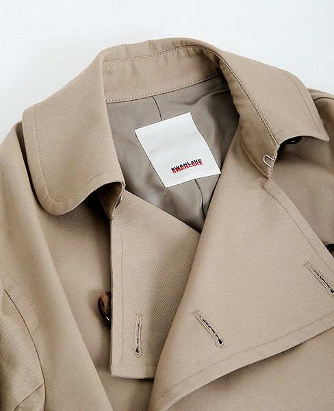 SWANLAKE.ビッグトレンチコート[CO-1101/BEIGE]