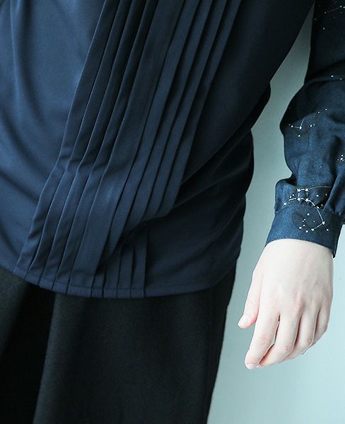 JUN OKAMOTO.星屑の中で出会ったブラウス[CH-33101/NAVY STAR]