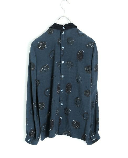 JUN OKAMOTO.星屑の中で出会ったブラウス[CH-33101/NAVY STAR]