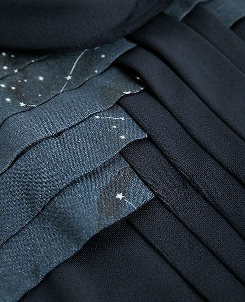 JUN OKAMOTO.星屑の中で出会ったブラウス[CH-33101/NAVY STAR]