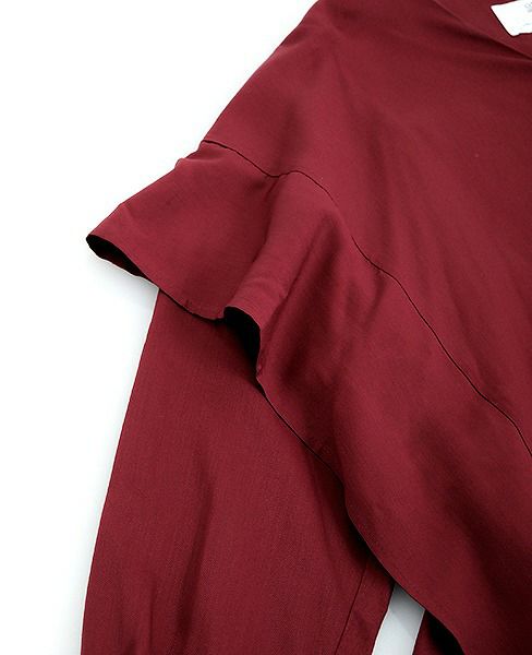 JUN OKAMOTO.赤ワインとオリーブ漬けのような関係のトップス[TOP-33192/BORDEAUX]