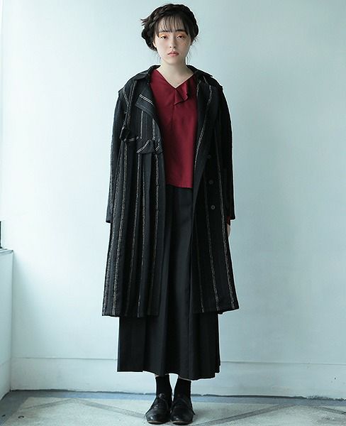 JUN OKAMOTO.ブロンズのヴィーナス像みたいなワンピース[RO-33199/BLACK]