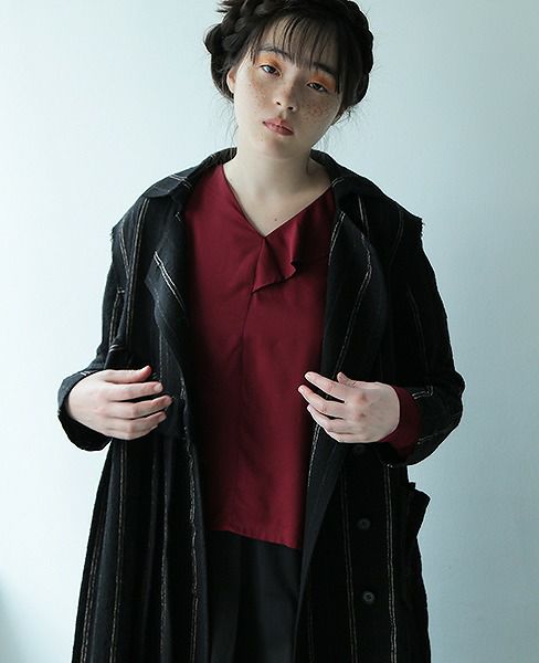 JUN OKAMOTO.ブロンズのヴィーナス像みたいなワンピース[RO-33199/BLACK]