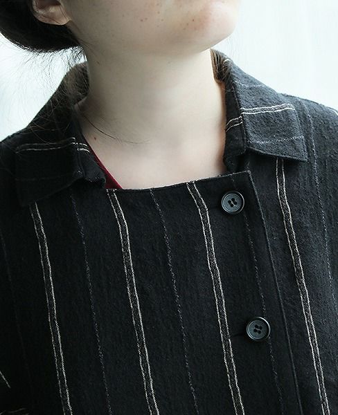 JUN OKAMOTO.ブロンズのヴィーナス像みたいなワンピース[RO-33199/BLACK]