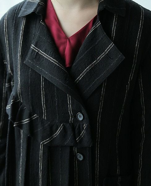 JUN OKAMOTO.ブロンズのヴィーナス像みたいなワンピース[RO-33199/BLACK]