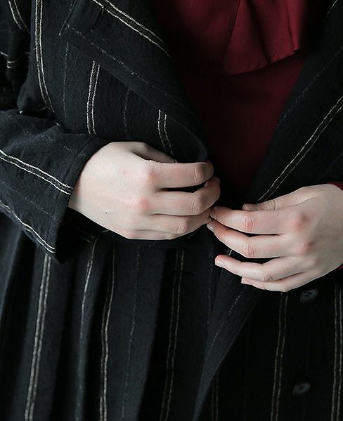 JUN OKAMOTO.ブロンズのヴィーナス像みたいなワンピース[RO-33199/BLACK]