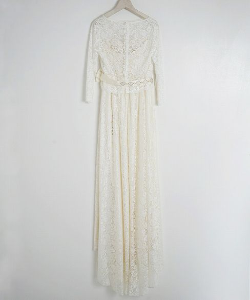 Palm wedding order made.hoshi 総レースドレス