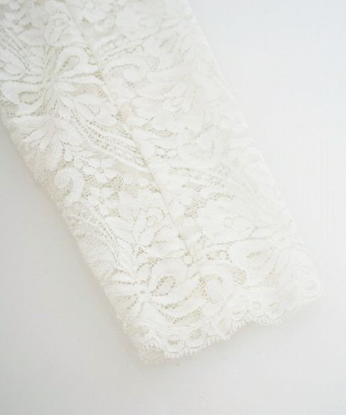 Palm wedding order made.hoshi 総レースドレス