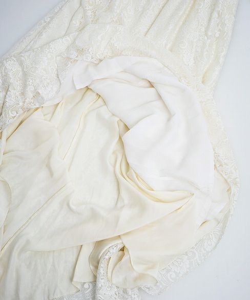 Palm wedding order made.hoshi 総レースドレス