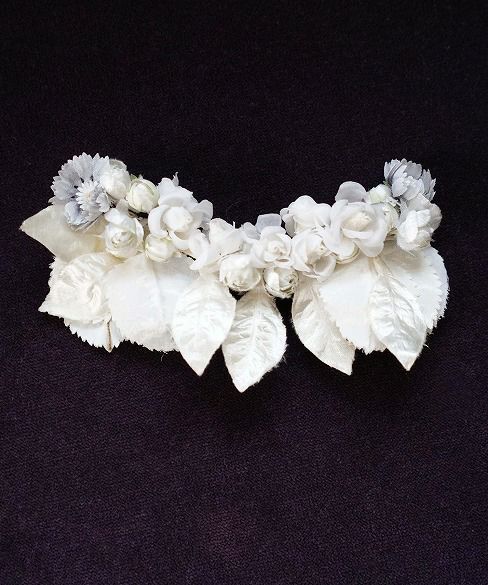 Palm wedding.hoshi アンティークアートフラワーコーム