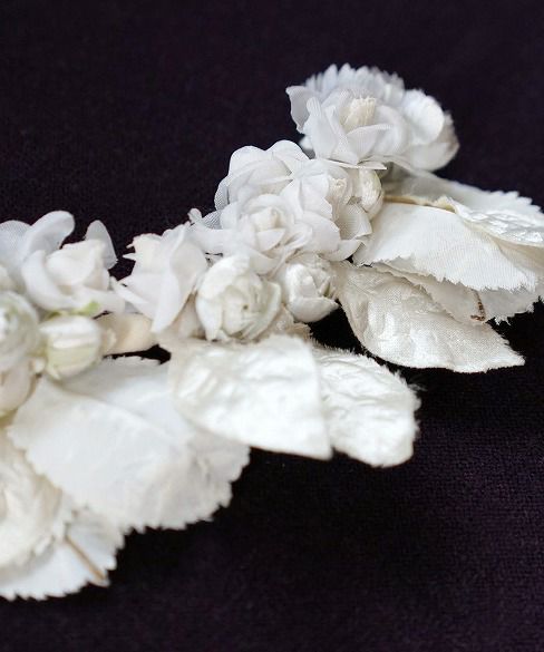 Palm wedding.hoshi アンティークアートフラワーコーム