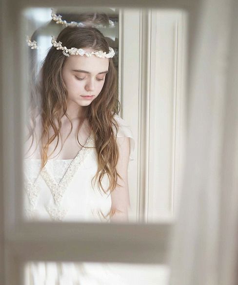 Palm wedding.hoshi シルクシフォン実冠