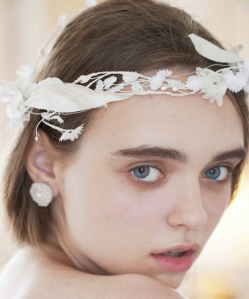 Palm wedding.hoshi すずらん白花冠