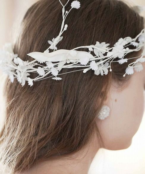 Palm wedding.hoshi すずらん白花冠