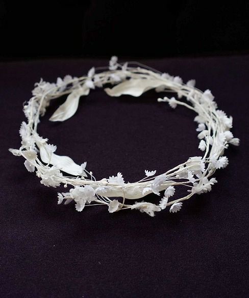 Palm wedding.hoshi すずらん白花冠