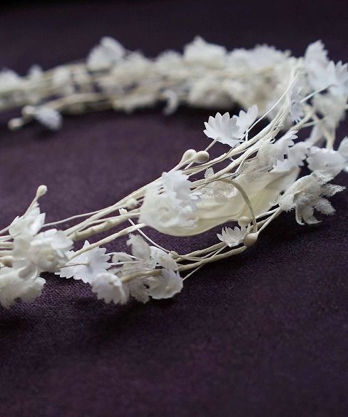 Palm wedding.hoshi すずらん白花冠