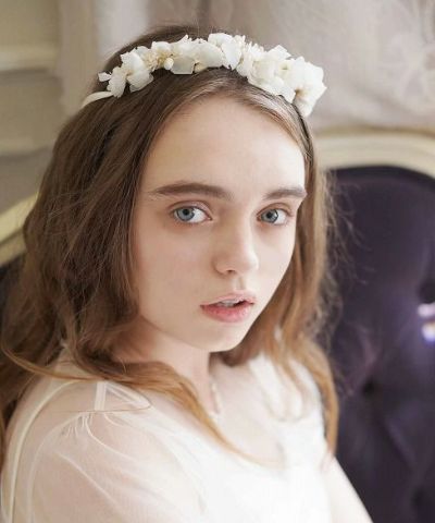 Palm wedding.hoshi プリザーブドフラワーアートフラワーの花冠