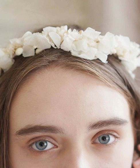 Palm wedding.hoshi プリザーブドフラワーアートフラワーの花冠