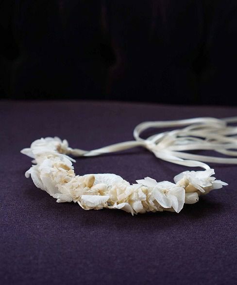 Palm wedding.hoshi プリザーブドフラワーアートフラワーの花冠