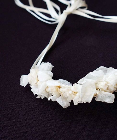 Palm wedding.hoshi プリザーブドフラワーアートフラワーの花冠