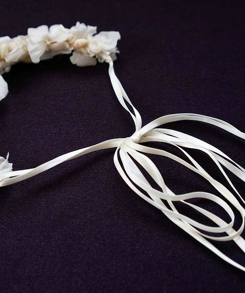 Palm wedding.hoshi プリザーブドフラワーアートフラワーの花冠