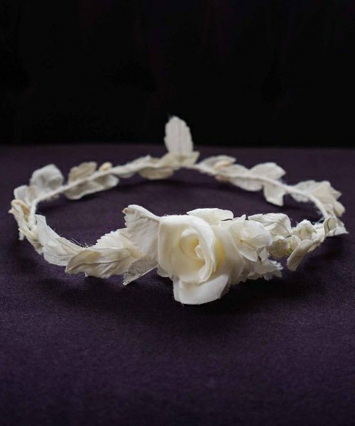 Palm wedding.hoshi 葉っぱをモチーフとした花冠