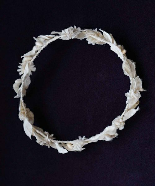 Palm wedding.hoshi 葉っぱをモチーフとした花冠