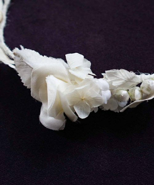 Palm wedding.hoshi 葉っぱをモチーフとした花冠