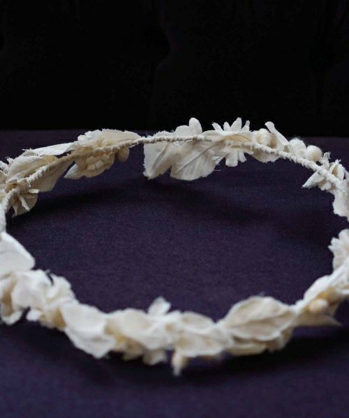 Palm wedding.hoshi 葉っぱをモチーフとした花冠
