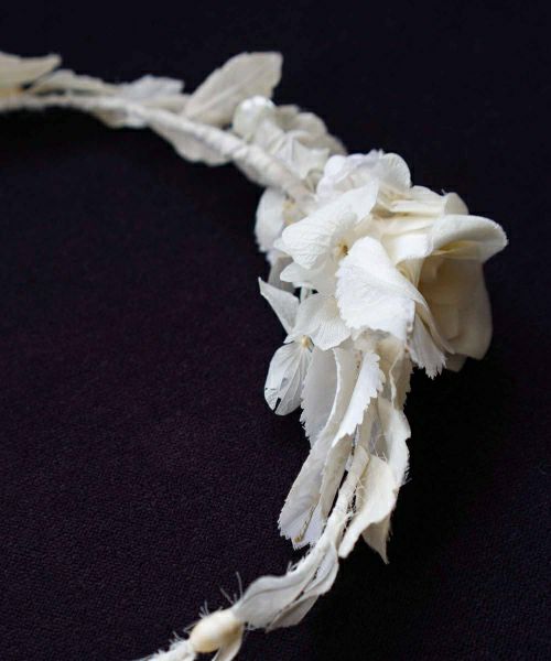 Palm wedding.hoshi 葉っぱをモチーフとした花冠