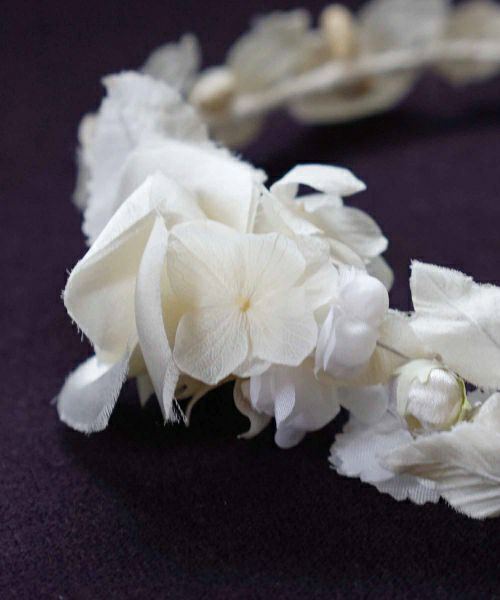 Palm wedding.hoshi 葉っぱをモチーフとした花冠