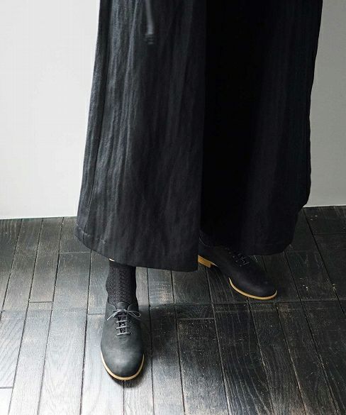 Mochi.モチ.suspenders wide pants [18AW-PT01]