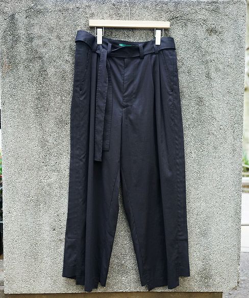 ohta.black wide pants[pt-12B]-i