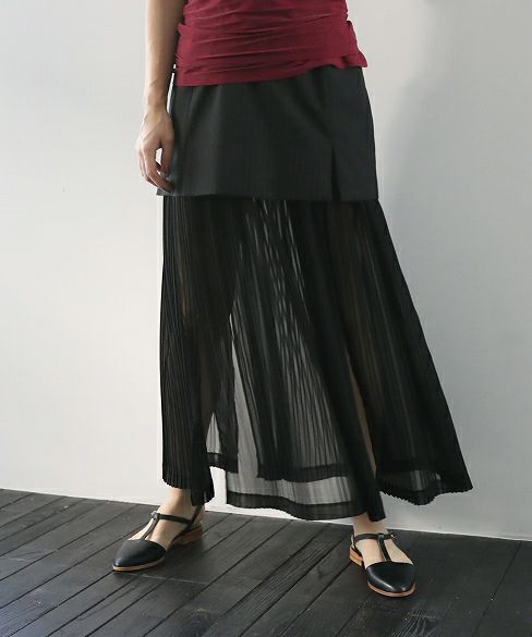 AKIKOAOKI.pleated skirt[NS-SP-SK02]